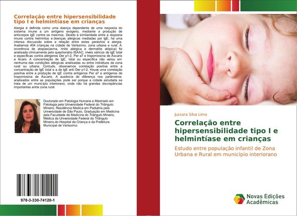 Produktbild: Correla&ccedil;&atilde;o entre hipersensibilidade tipo I e helmint&iacute;ase em crian&ccedil;as