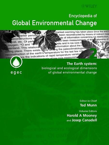Produktbild: Encyclopedia of Global Environmental Change, the Earth System