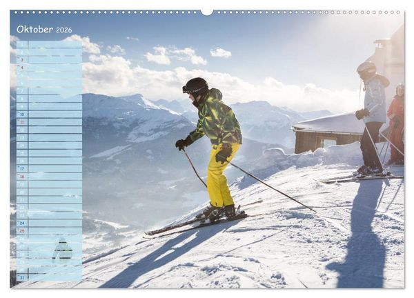 Produktbild: Ski und Snowboard - Leidenschaft im Schnee (Wandkalender 2026 DIN A2 quer), CALVENDO Monatskalender