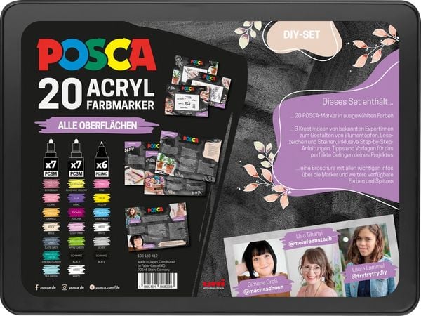 uni-ball Marker uni POSCA Etui DIY 20er Set