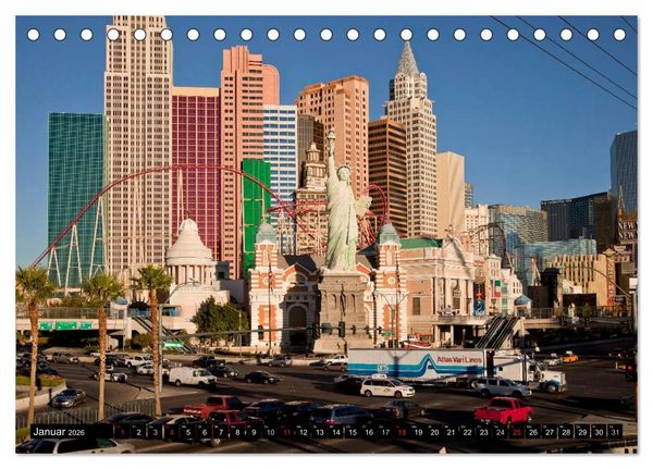 Produktbild: Las Vegas (Tischkalender 2026 DIN A5 quer), CALVENDO Monatskalender