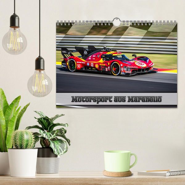 Produktbild: Motorsport aus Maranello (Wandkalender 2026 DIN A4 quer), CALVENDO Monatskalender