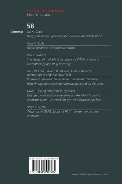 Produktbild: Progress in Drug Research