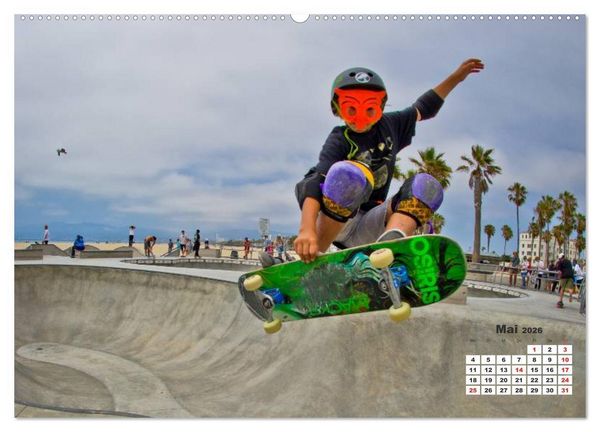 Produktbild: Skater. Skateboarding-Impressionen (hochwertiger Premium Wandkalender 2026 DIN A2 quer), Kunstdruck in Hochglanz