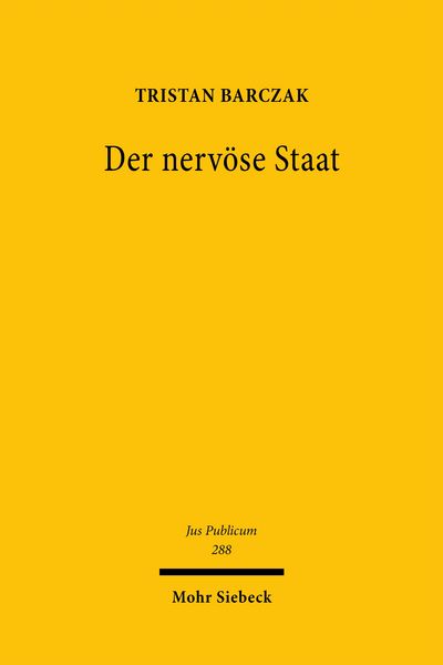 Produktbild: Barczak, T: Der nerv&ouml;se Staat