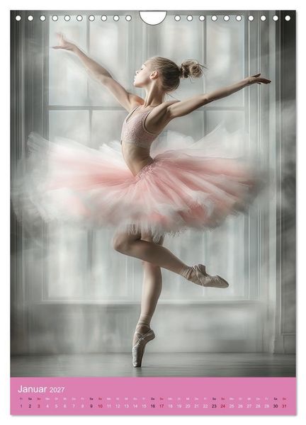 Produktbild: Sch&ouml;nheit und Eleganz im Ballett (Wandkalender 2027 DIN A4 hoch), CALVENDO Monatskalender