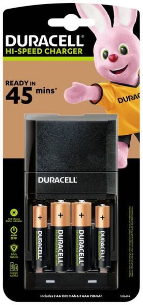 Produktbild: Duracell Advanced Charger CEF27 Rundzellen-Ladeger&auml;t NiMH Micro (AAA), Mignon (AA)