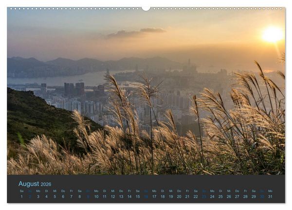 Produktbild: Hong Kong - Skylines (Wandkalender 2026 DIN A2 quer), CALVENDO Monatskalender