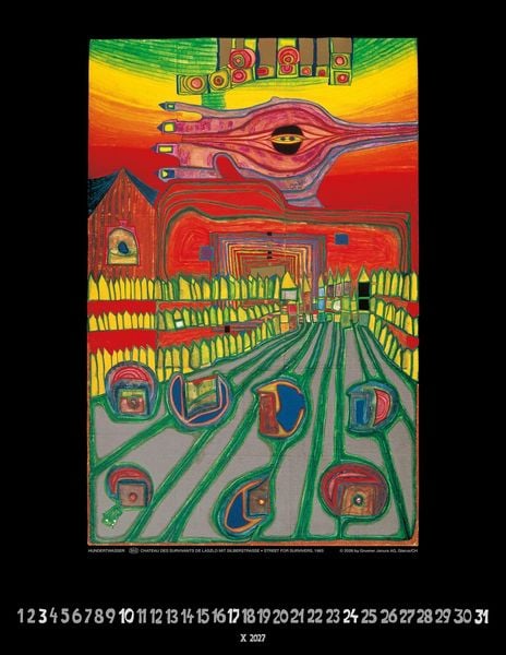 Produktbild: Hundertwasser Art Calendar 2027