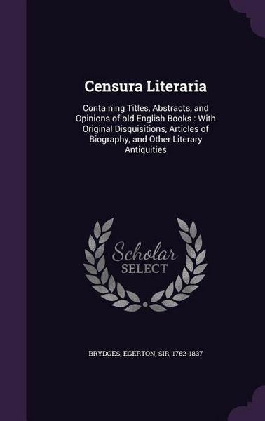 Produktbild: Censura Literaria