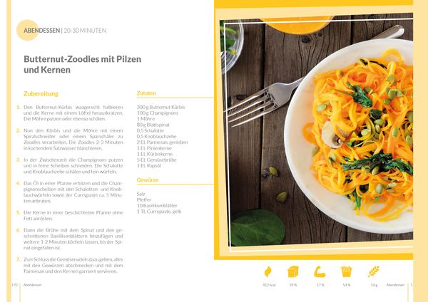 Produktbild: Vegetarische Di&auml;t - Ern&auml;hrungsplan zum Abnehmen f&uuml;r 30 Tage
