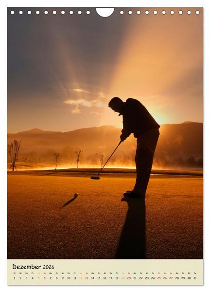 Produktbild: Golf Leidenschaft (Wandkalender 2026 DIN A4 hoch), CALVENDO Monatskalender