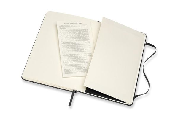 Produktbild: Moleskine Notizbuch Medium, Liniert, Schwarz