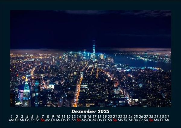 Produktbild: New York 2025 Fotokalender DIN A5