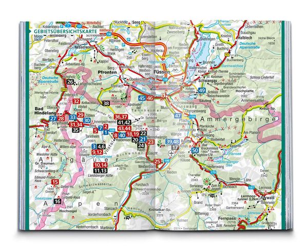 Produktbild: KOMPASS Wanderf&uuml;hrer Tannheimer Tal von Nesselw&auml;ngle bis Jungholz, 50 Touren mit Extra-Tourenkarte