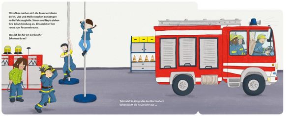 Produktbild: Mein Klapp-Sound-Buch: Tat&uuml;tata, die Feuerwehr ist da!