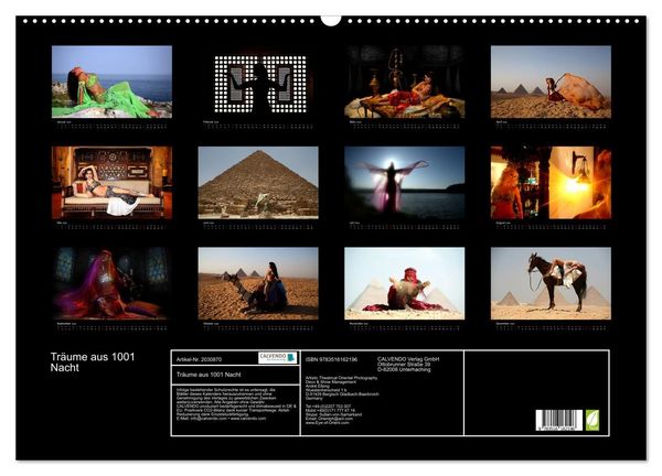Produktbild: Tr&auml;ume aus 1001 Nacht (Wandkalender 2026 DIN A2 quer), CALVENDO Monatskalender