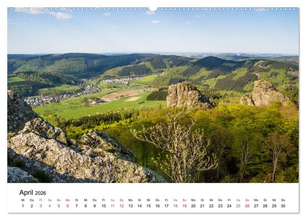 Produktbild: SAUERLAND &ndash; Besondere Orte (hochwertiger Premium Wandkalender 2026 DIN A2 quer), Kunstdruck in Hochglanz