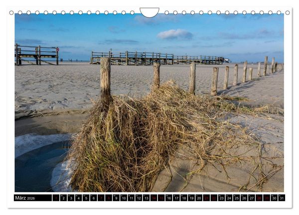 Produktbild: St. Peter-Ording - Natur pur (Wandkalender 2026 DIN A4 quer), CALVENDO Monatskalender