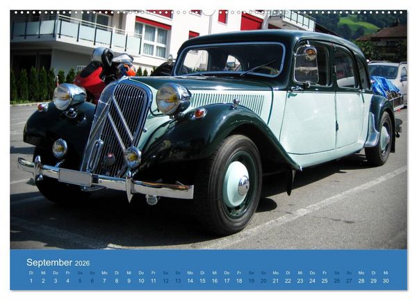 Produktbild: Citroen Traction Avant (hochwertiger Premium Wandkalender 2026 DIN A2 quer), Kunstdruck in Hochglanz