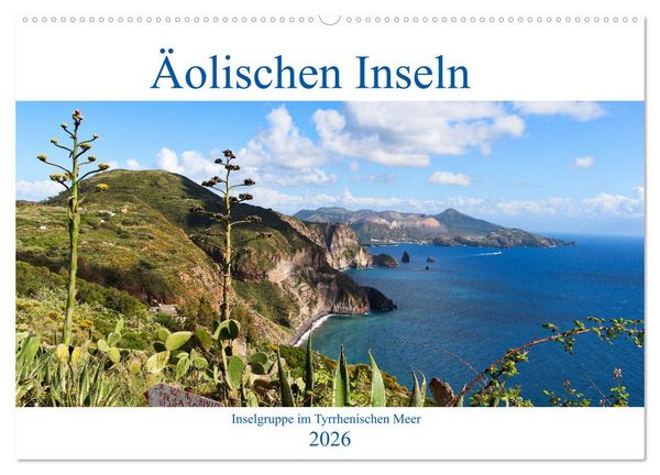 Produktbild: &Auml;olische Inseln (Wandkalender 2026 DIN A2 quer), CALVENDO Monatskalender