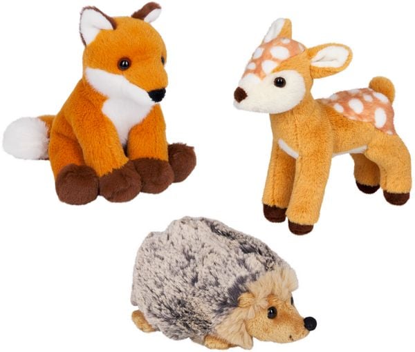 Reh, Igel, Fuchs (Plüsch) - Fröhliche Weihnachten