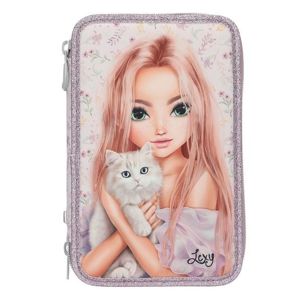 Produktbild: TOPModel 3 Fach Federtasche BLOOMING KITTY