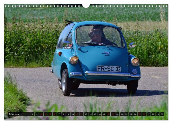 Produktbild: Historische Kleinwagen aus Deutschland (Wandkalender 2026 DIN A3 quer), CALVENDO Monatskalender