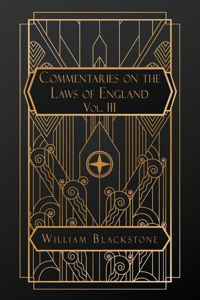 Produktbild: Commentaries on the Laws of England
