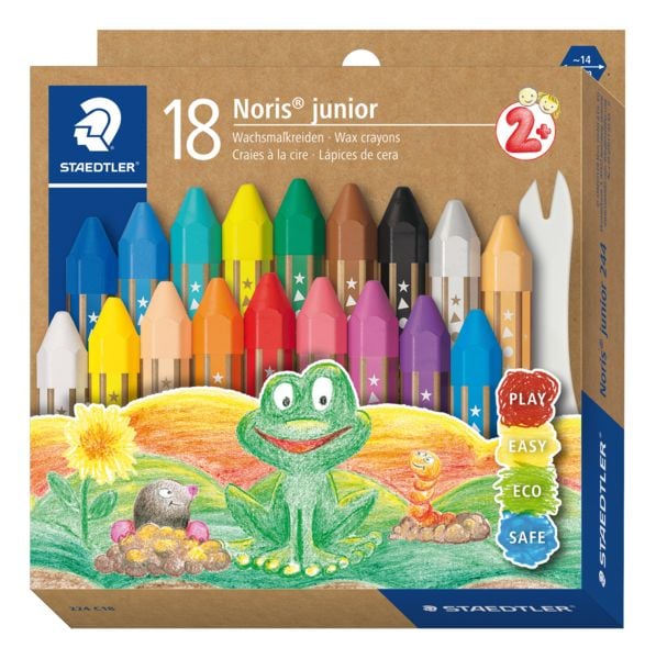 Produktbild: STAEDTLER Wachsmalkreide Noris&reg; junior 224, 18er Set