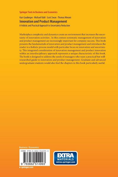 Produktbild: Innovation and Product Management