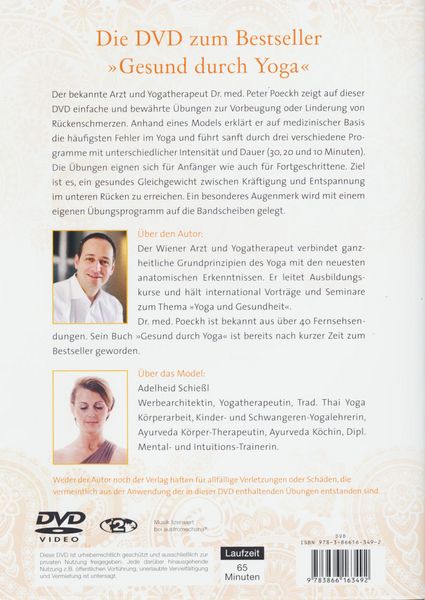 Produktbild: Gesund durch Yoga - &Uuml;bungen f&uuml;r den unteren R&uuml;cken