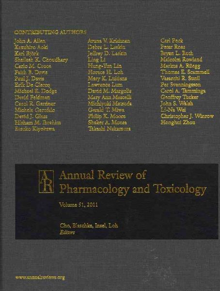 Produktbild: Annual Review of Pharmacology and Toxicology W/ Online, Vol 51