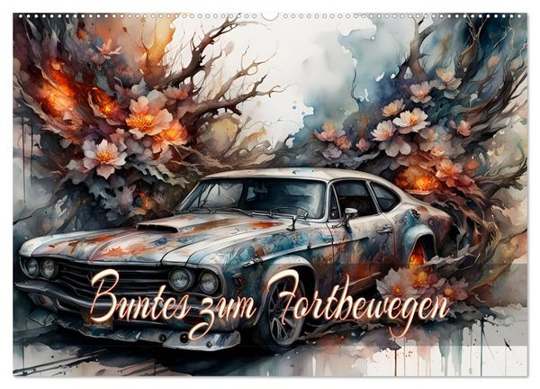 Produktbild: Buntes zum Fortbewegen (Wandkalender 2026 DIN A2 quer), CALVENDO Monatskalender