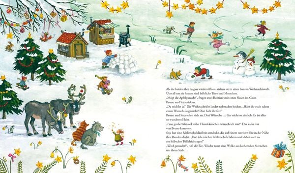 Produktbild: Zwei Schn&auml;uzchen und vier Weihnachtsw&uuml;nsche