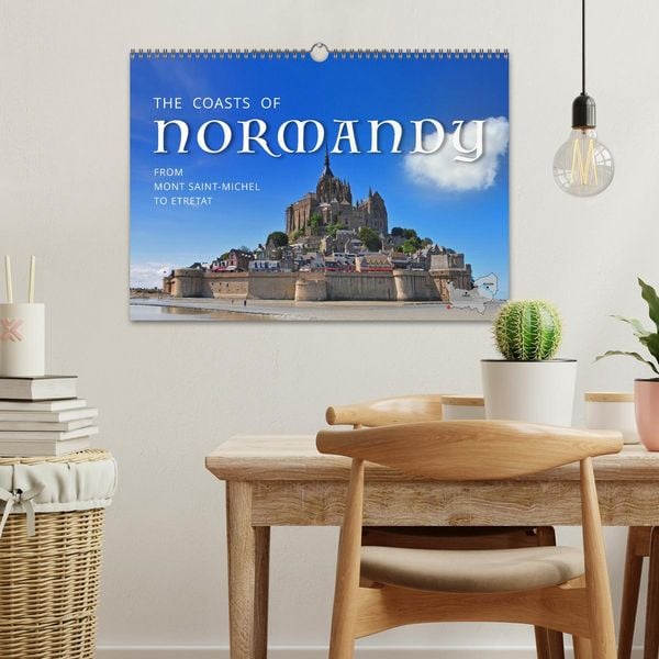 Produktbild: The Coasts of Normandy from Mont Saint-Michel to &Eacute;tretat (Wall Calendar 2026 DIN A3 landscape), CALVENDO 12 Month Wall Calendar