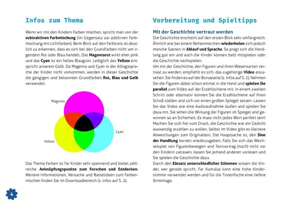 Produktbild: Die kleine Wolke und die Regenbogen-Tintenfische. Erz&auml;hlschienen-Figurenset