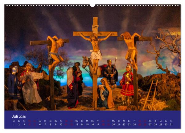 Produktbild: Passionskrippen (Wandkalender 2026 DIN A2 quer), CALVENDO Monatskalender