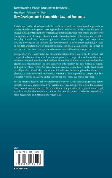Produktbild: New Developments in Competition Law and Economics