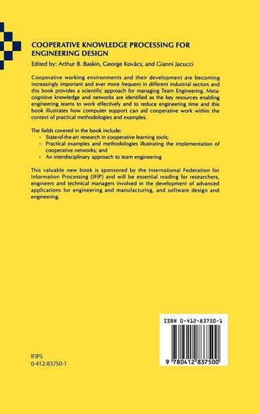 Produktbild: Cooperative Knowledge Processing for Engineering Design