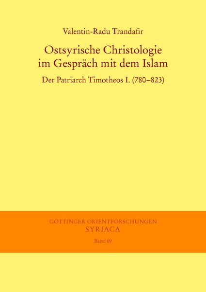 Produktbild: Ostsyrische Christologie im Gespr&auml;ch mit dem Islam