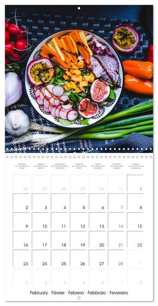 Produktbild: Healthy Bowls - Good Food (Wall Calendar 2026 12 &times; 12 Inch) CALVENDO 12 Month Wall Calendar