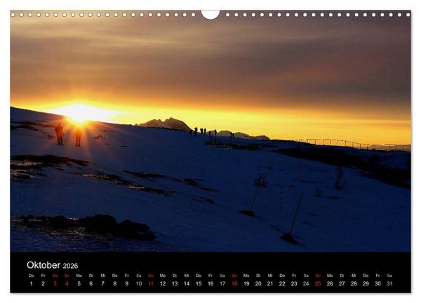 Produktbild: Wintertraum Nordnorwegen (Wandkalender 2026 DIN A3 quer), CALVENDO Monatskalender