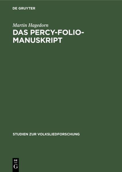 Produktbild: Das Percy-Folio-Manuskript