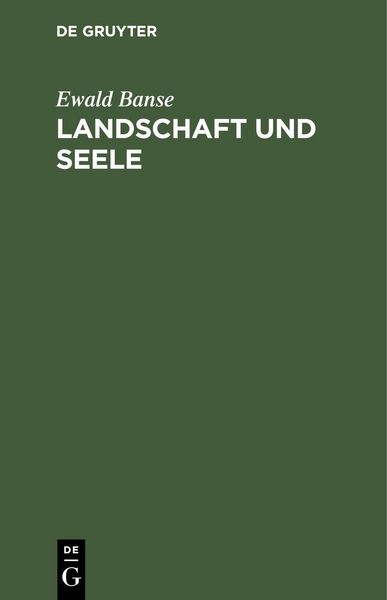 Produktbild: Landschaft und Seele