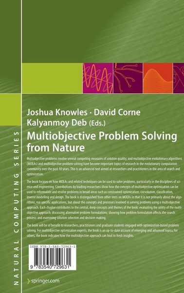 Produktbild: Multiobjective Problem Solving from Nature