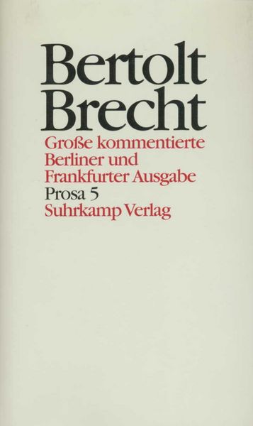 Produktbild: Werke. Gro&szlig;e kommentierte Berliner und Frankfurter Ausgabe.