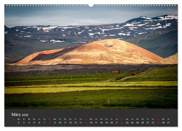 Produktbild: Island Highlights (hochwertiger Premium Wandkalender 2026 DIN A2 quer), Kunstdruck in Hochglanz