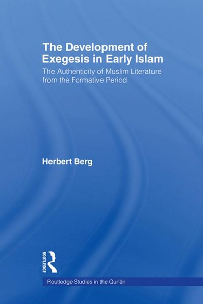 Produktbild: The Development of Exegesis in Early Islam