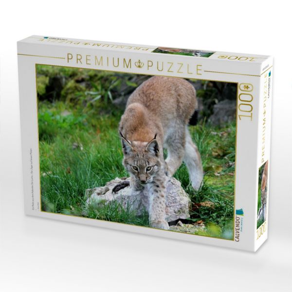 Produktbild: CALVENDO Puzzle Ein Motiv aus dem Kalender Der Luchs - Der J&auml;ger auf leisen Pfoten | 1000 Teile Lege-Gr&ouml;&szlig;e 64x48cm Foto-Puzzle f&uuml;r gl&uuml;ckliche Stunden